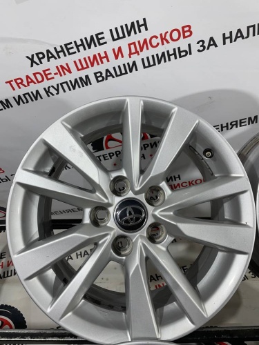 Диски литые Toyota R16	5*114,3	6,5J ET40  ЦО 60,1