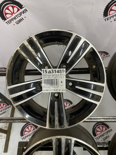 Литые диски  R15 5*139.7 ЦО110.1 ЕТ40 6.5J